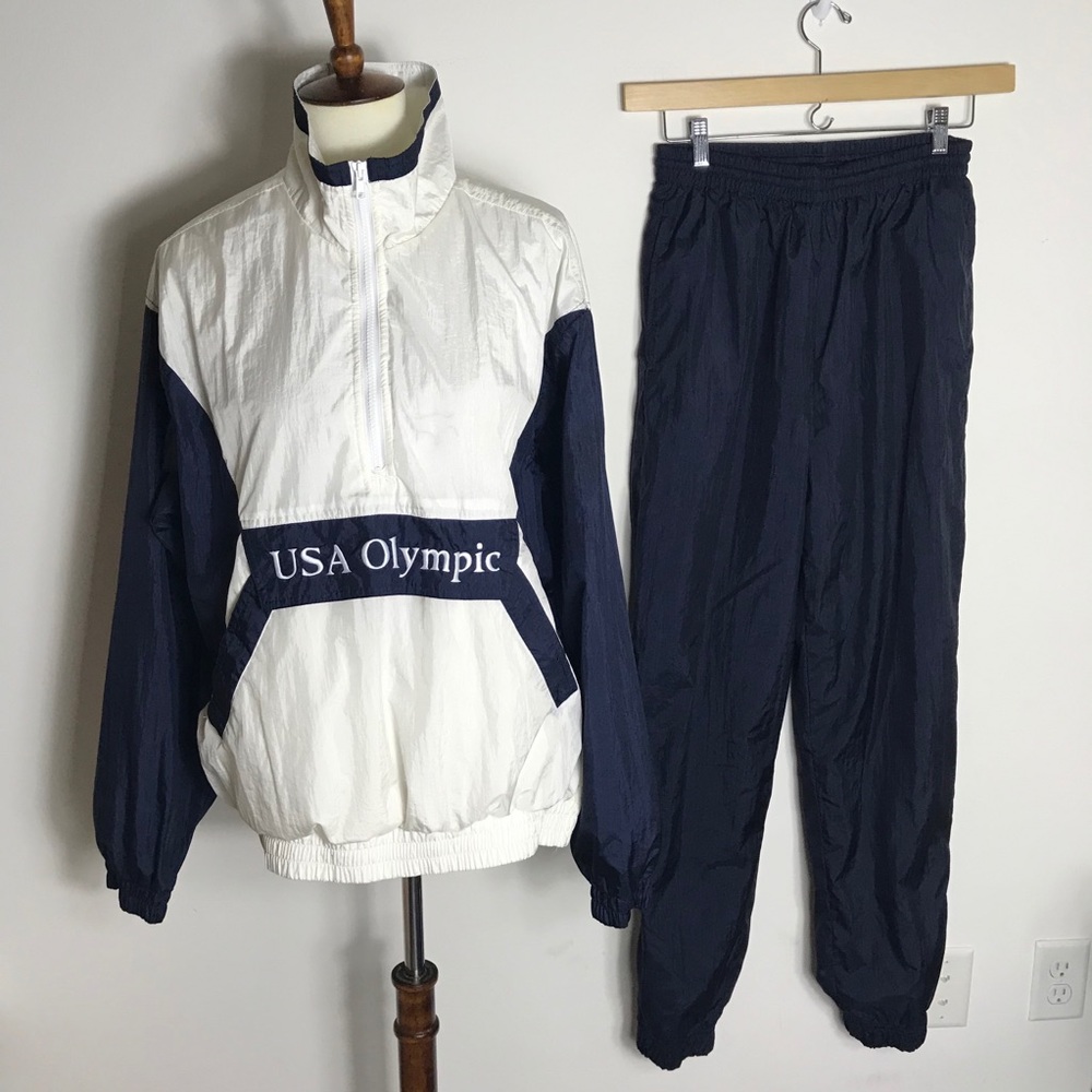 Vintage Us Olympic Track Suit Gem